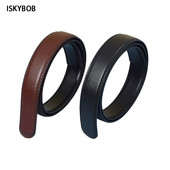 Meeste lukuta automaatne põrkrihma vahetusvöö rihmad Keharihm ilma pandlaga rihmadeta Meeste kvaliteetsed rihmad, must