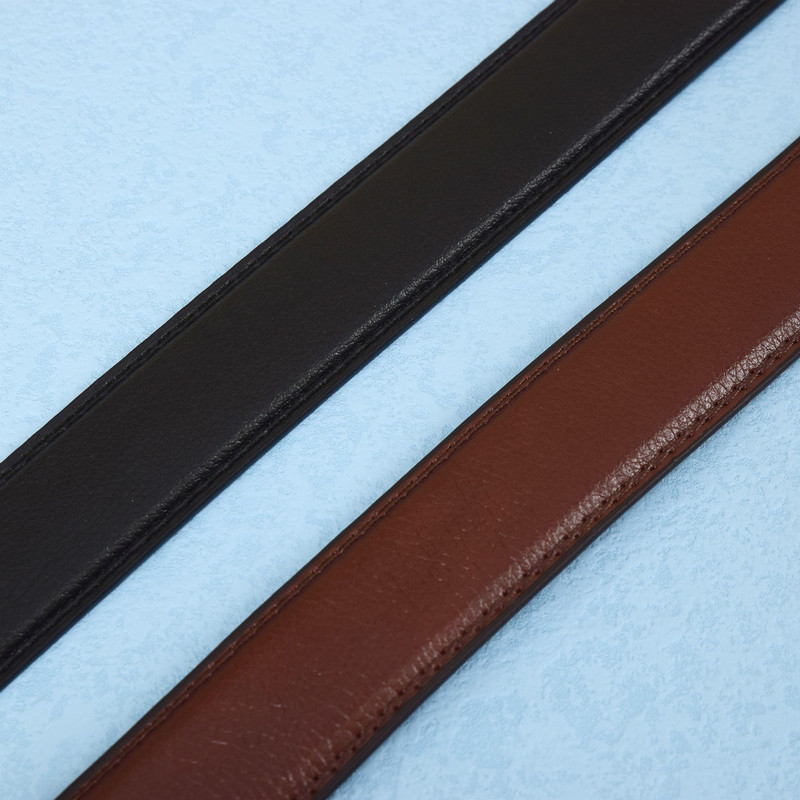 Meeste lukuta automaatne põrkrihma vahetusvöö rihmad Keharihm ilma pandlaga rihmadeta Meeste kvaliteetsed rihmad, must