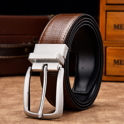 Novi muški remen, kožni luksuzni dizajnerski brend, poznati brend od prave kože, luksuzni remeni, smeđe hlače, muške prave kože