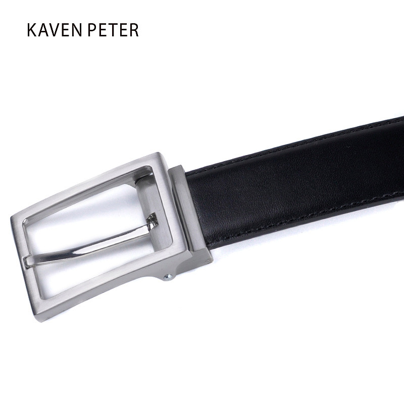 Muški remen od prave kože Muški smeđi i crni luksuzni kožni remeni za traperice za muškarce Uredski rad Klasični muški remeni