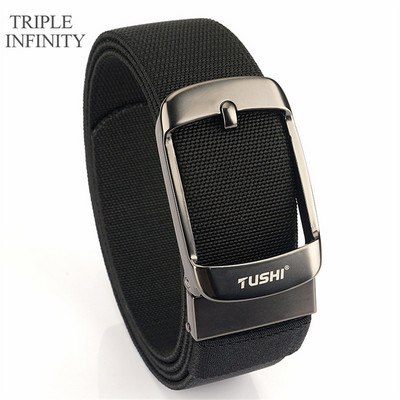 2022 Ελαστική ζώνη με στιβαρή μεταλλική πόρπη Αναπνεύσιμη ανδρική τζιν ζώνες καμβά καουμπόη υπαίθρια στρατιωτική ζώνη τακτικής κυνηγιού Quick Dry