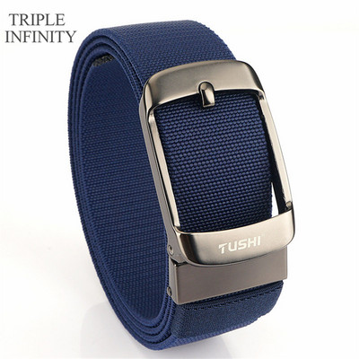 2022 Ελαστική ζώνη με στιβαρή μεταλλική πόρπη Αναπνεύσιμη ανδρική τζιν ζώνες καμβά καουμπόη υπαίθρια στρατιωτική ζώνη τακτικής κυνηγιού Quick Dry