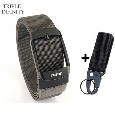 2022 Ελαστική ζώνη με στιβαρή μεταλλική πόρπη Αναπνεύσιμη ανδρική τζιν ζώνες καμβά καουμπόη υπαίθρια στρατιωτική ζώνη τακτικής κυνηγιού Quick Dry