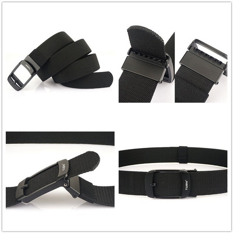 2022 Ελαστική ζώνη με στιβαρή μεταλλική πόρπη Αναπνεύσιμη ανδρική τζιν ζώνες καμβά καουμπόη υπαίθρια στρατιωτική ζώνη τακτικής κυνηγιού Quick Dry