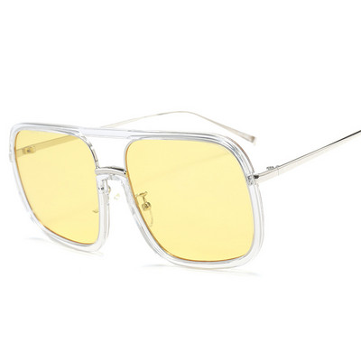 46160 Četvrtaste sunčane naočale s velikim okvirom Muškarci Ženske modne nijanse UV400 Vintage naočale