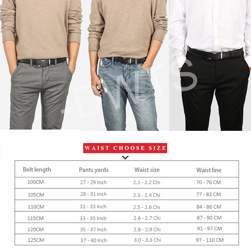 Vöö MEESTE Meeste ehtsast nahast rihm Meeste rihmarihmad Meestele Automaatne pannal Must Meeste rihmad Disainervöö Meestele