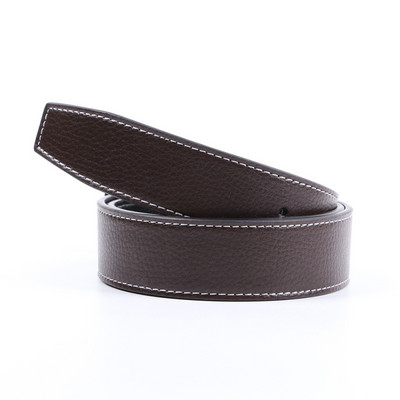 Modni originalni muški kožni remen bez gumba Drugi sloj goveđe kože Retro pojasevi Remen Ležerno nošenje bez kopče