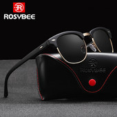 ROSYBEE UV400 polarizirane sunčane naočale Muškarci Žene Klasične Cool Retro sunčane naočale Presvučene muške sjenila za vožnju Moda Muške Oculos