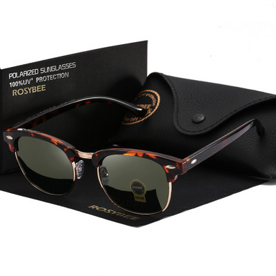 ROSYBEE UV400 polarizirane sunčane naočale Muškarci Žene Klasične Cool Retro sunčane naočale Presvučene muške sjenila za vožnju Moda Muške Oculos