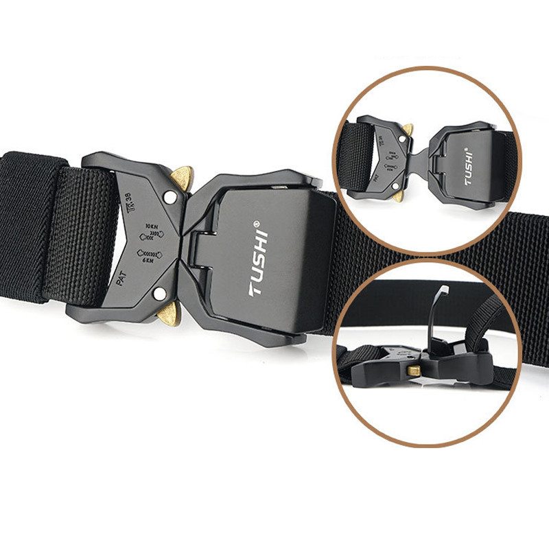 Službeni originalni taktički remen s metalnom kopčom Vojni remen Mekani pravi najlonski sportski dodaci Muški elastični remen za slobodno vrijeme BLL097