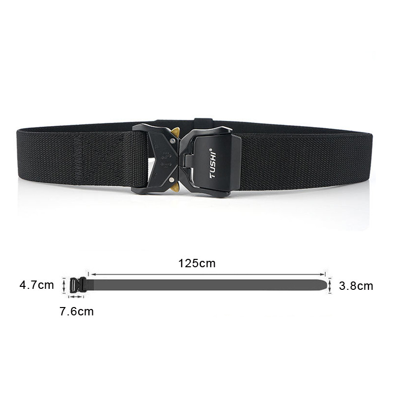 Službeni originalni taktički remen s metalnom kopčom Vojni remen Mekani pravi najlonski sportski dodaci Muški elastični remen za slobodno vrijeme BLL097