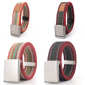 Sõjalised taktikalised lõuendirihmad Unisex mood vabaaja luksuslikud lääne teksad Aksessuaarid Goth Punk Boho nailonist põimitud noorte vöö