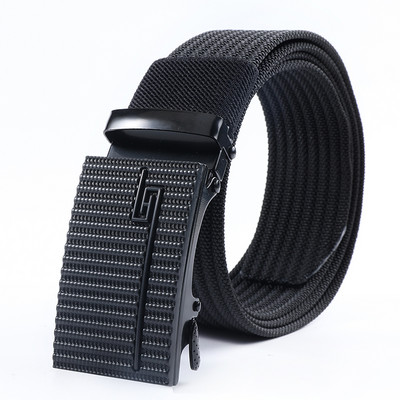 Nailono automatinis vyriškas diržas lauko įrankiai Džinsai Vienspalviai drobiniai Juosmuo Aukštos kokybės taktinis diržas vyrams Didmeninė prekyba