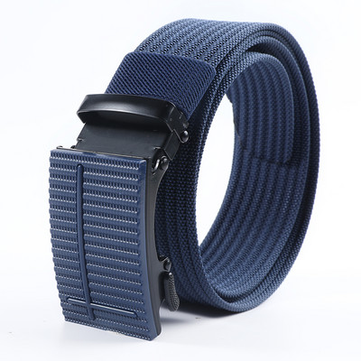 Nailono automatinis vyriškas diržas lauko įrankiai Džinsai Vienspalviai drobiniai Juosmuo Aukštos kokybės taktinis diržas vyrams Didmeninė prekyba