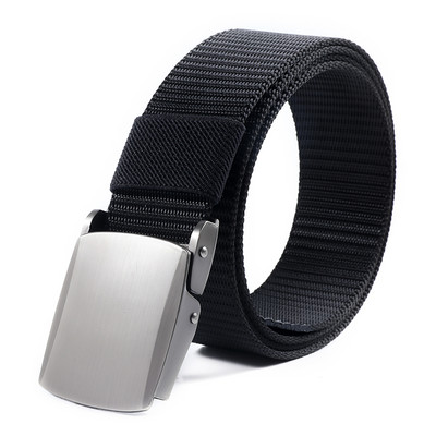 Nailono automatinis vyriškas diržas lauko įrankiai Džinsai Vienspalviai drobiniai Juosmuo Aukštos kokybės taktinis diržas vyrams Didmeninė prekyba