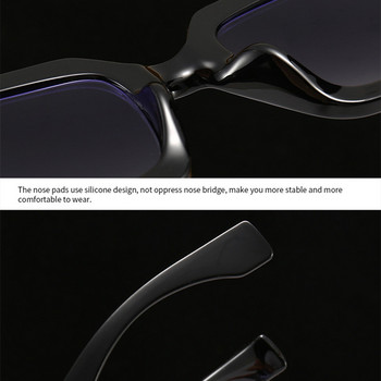 Модна тенденция Ретро Квадратни слънчеви очила с големи рамки Градиентен цвят Анти радиация Анти ултравиолетови Дамски външни слънчеви очила
