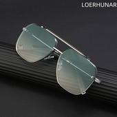 Nove pilotske naočale velikog okvira, gradijent, muške sunčane naočale za vanjsku upotrebu, otporne na UV zrake i zračenje, sunčane naočale za vožnju s dvostrukim snopom