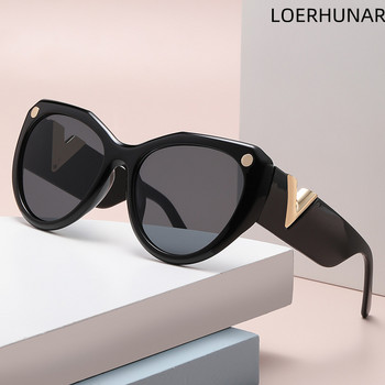 LOERHUNAR New Fashion Summer Cat\'s Eye γυαλιά ηλίου μεγάλου σκελετού ρετρό μόδας γυναικεία εξωτερικού χώρου Senior γυαλιά ηλίου σκίασης