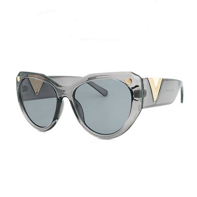 LOERHUNAR Nove modne ljetne sunčane naočale mačjeg oka velikog okvira Retro modne ženske sunčane naočale za starije osobe na otvorenom