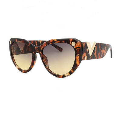 LOERHUNAR Nove modne ljetne sunčane naočale mačjeg oka velikog okvira Retro modne ženske sunčane naočale za starije osobe na otvorenom