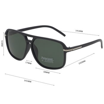 2022 Луксозни поляризирани слънчеви очила Мъжки Дамски модни квадратни мъжки слънчеви очила Винтидж шофиране Риболовни очила Абажури UV400