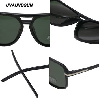 2022 Луксозни поляризирани слънчеви очила Мъжки Дамски модни квадратни мъжки слънчеви очила Винтидж шофиране Риболовни очила Абажури UV400