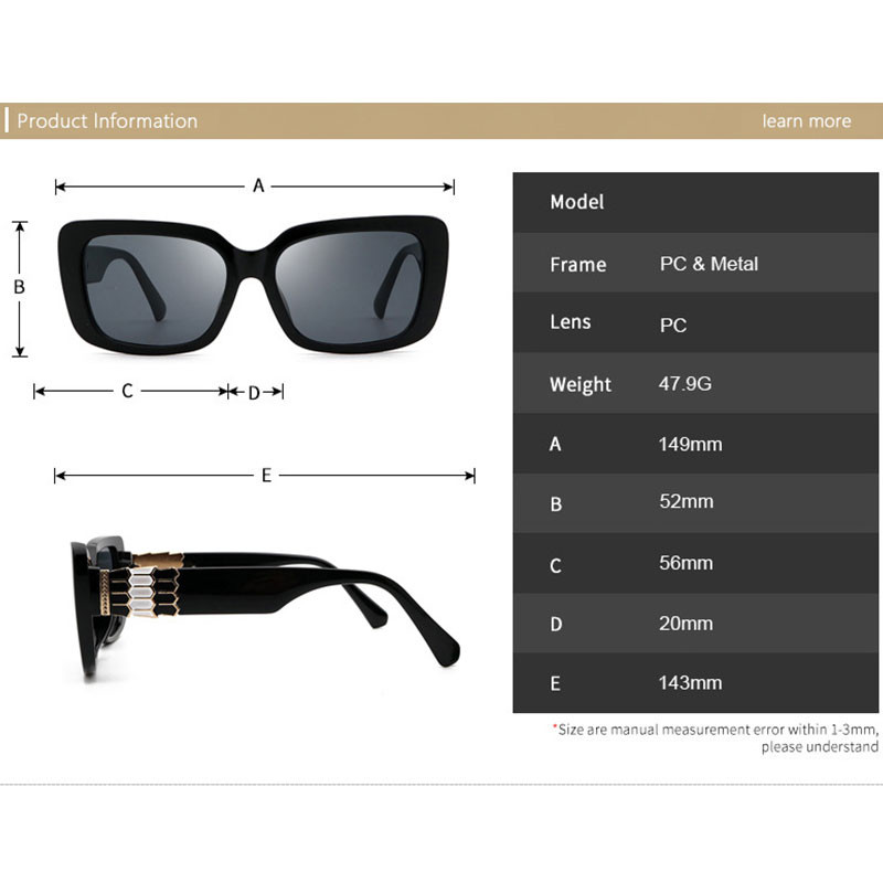 LOERHUNAR New Fashion Retro Square Päikeseprillid Gradient Ocean Päikeseprillid Täisraamiga päikeseprillid Naiste Päikeseprillid Välistingimustes
