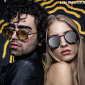 Divat Retro Steampunk napszemüvegek Férfi fém üreges sokszögű nagy keretű, fejlett női UV és sugárzás elleni napszemüvegek