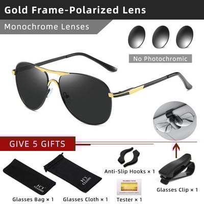 CLLOIO 2022 uued fotokroomsed päikeseprillid polariseeritud meeste piloot Vintage päikeseprillid naiste sõiduprillid kaitseprillid UV400 gafas de sol