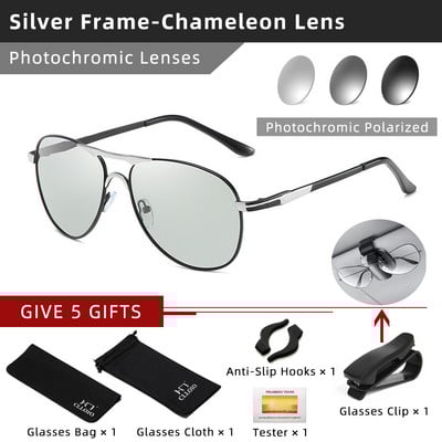 CLLOIO 2022 uued fotokroomsed päikeseprillid polariseeritud meeste piloot Vintage päikeseprillid naiste sõiduprillid kaitseprillid UV400 gafas de sol