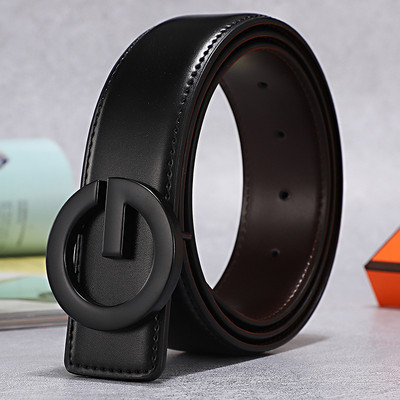 Vyriški diržai Laisvalaikis Natūralios odos diržas Madingo lydinio Smooth G sagtis Diržas Dizaineriniai diržai Vyriški Aukštos kokybės vyriški Prabangi Juosmuo