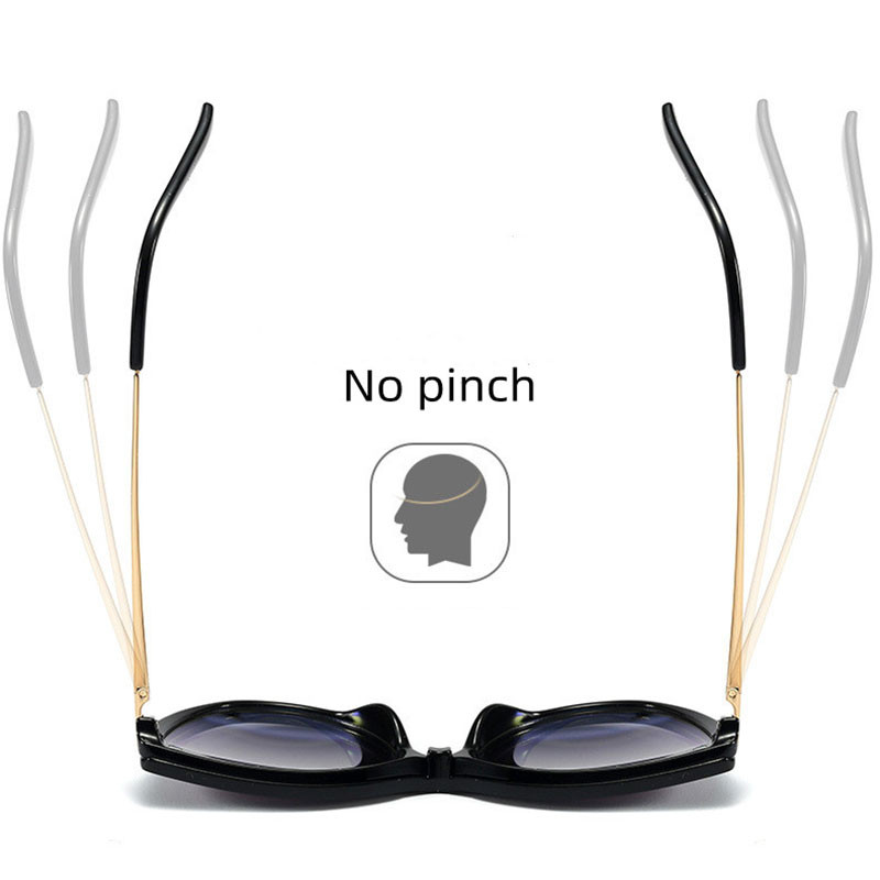 Modni trend Ženske mačkaste sunčane naočale s polariziranim magnetskim usisnim poklopcem Ogledalo s kopčom protiv plave svjetlosti