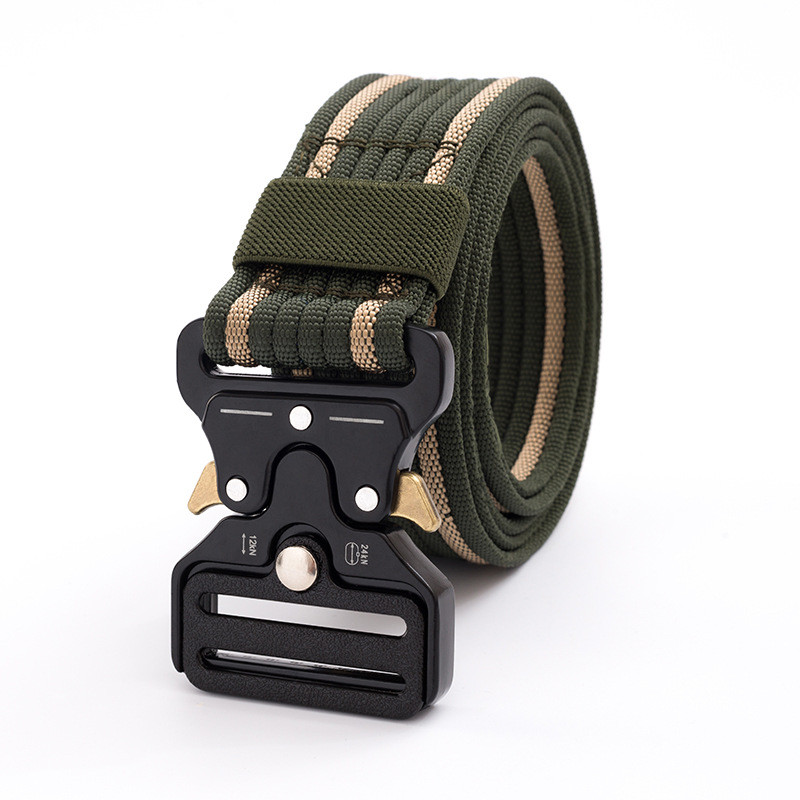 Meeste taktikaline vöö, 3,8 cm sulamist pandlaga välistingimustes, kvaliteetsed kahevärvilised nailonist kiirkinnitusega sõjaväerihmad naiste treenimiseks