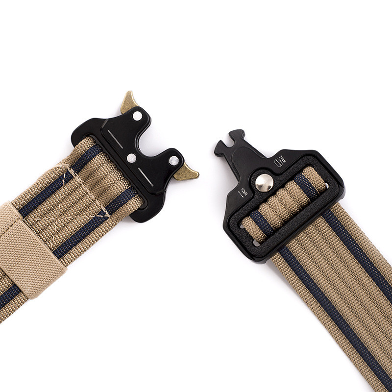 Meeste taktikaline vöö, 3,8 cm sulamist pandlaga välistingimustes, kvaliteetsed kahevärvilised nailonist kiirkinnitusega sõjaväerihmad naiste treenimiseks