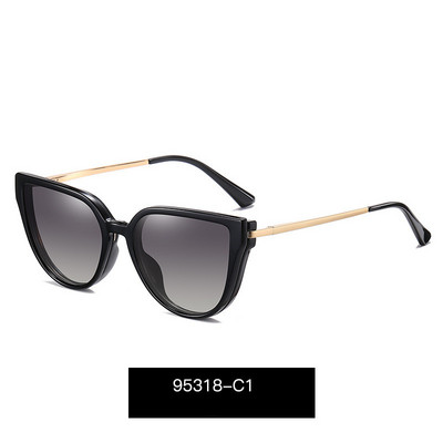 Új divatos macskaszem polarizált napszemüveg mágneses szívású, kettős célú fedőtükör női kék fényű csíptetős tükör