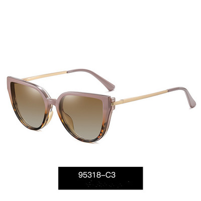 Új divatos macskaszem polarizált napszemüveg mágneses szívású, kettős célú fedőtükör női kék fényű csíptetős tükör