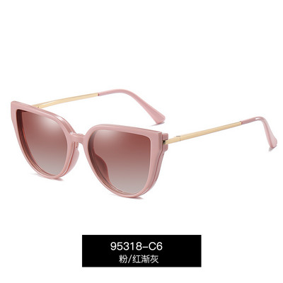 Új divatos macskaszem polarizált napszemüveg mágneses szívású, kettős célú fedőtükör női kék fényű csíptetős tükör