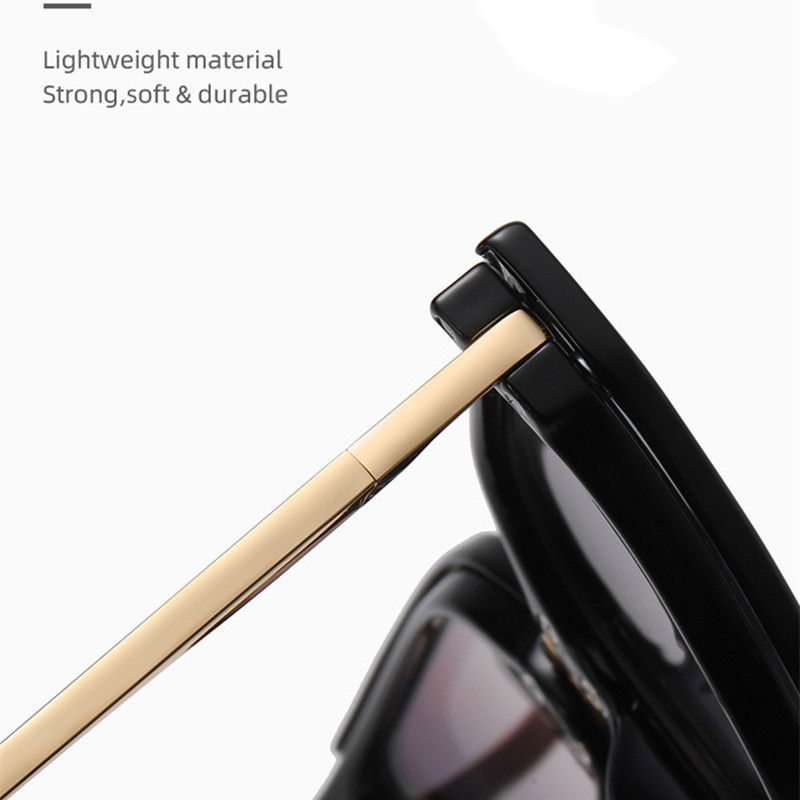 Új divatos macskaszem polarizált napszemüveg mágneses szívású, kettős célú fedőtükör női kék fényű csíptetős tükör