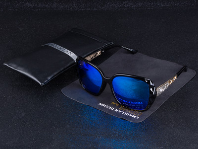 Dizajn luksuznog brenda Vintage polarizirane sunčane naočale Ženske ženske prevelike četvrtaste sunčane naočale Ženske naočale Oculos UV400 sjenila