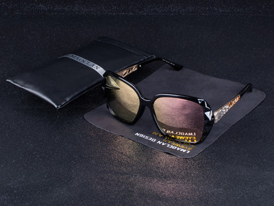 Dizajn luksuznog brenda Vintage polarizirane sunčane naočale Ženske ženske prevelike četvrtaste sunčane naočale Ženske naočale Oculos UV400 sjenila