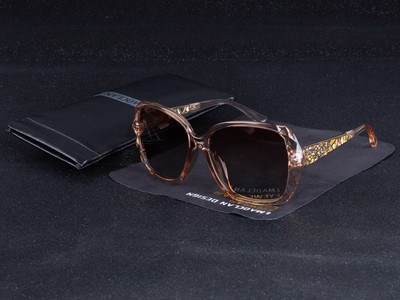 Dizajn luksuznog brenda Vintage polarizirane sunčane naočale Ženske ženske prevelike četvrtaste sunčane naočale Ženske naočale Oculos UV400 sjenila