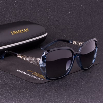 Dizajn luksuznog brenda Vintage polarizirane sunčane naočale Ženske ženske prevelike četvrtaste sunčane naočale Ženske naočale Oculos UV400 sjenila