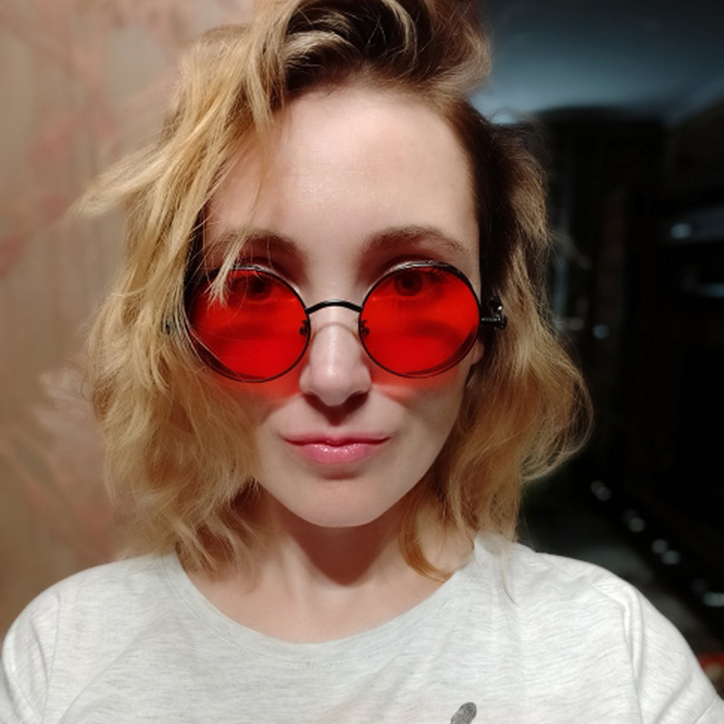 CLLOIO Klasične gotičke steampunk sunčane naočale Muškarci Ženske modne okrugle naočale Vintage sunčane naočale Visokokvalitetni metalni okvir UV400