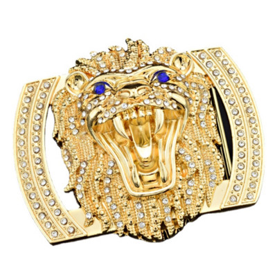 Nova legura Diamond Set Glatka kopča Muška kopča remena Glava Kopča ploča za slobodno vrijeme Muški modni pojasevi za visokokvalitetne žene