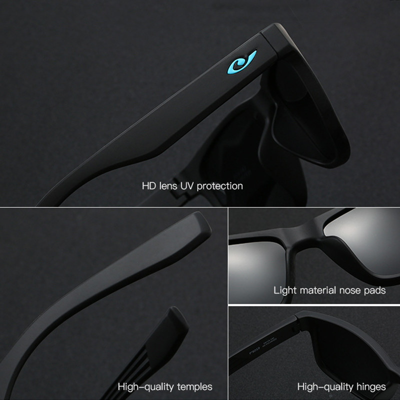 AWGSEE új klasszikus polarizált napszemüvegek férfi négyzet alakú lila zöld tükör ernyők UV védelem vezetési sport napszemüvegek nőknek