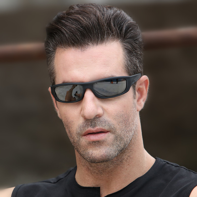 YAMEIZE fotohromas brilles polarizētas saulesbrilles vīriešiem krāsas maiņas kvadrātveida saulesbrilles braukšanas brilles sporta hameleonu brilles