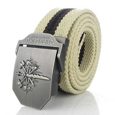 SupSindy muški platneni remen Skull Sword metalna kopča vojni remen Vojni taktički pojasevi za muškarce vrhunske kvalitete muški remen Vojno zeleni