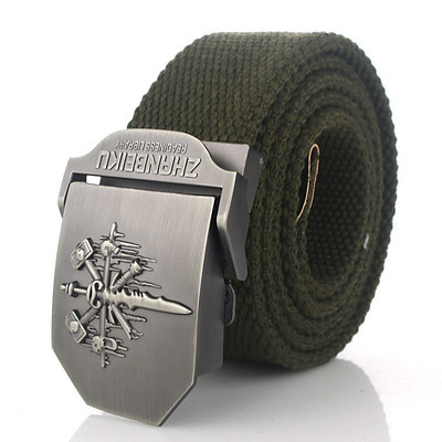 SupSindy muški platneni remen Skull Sword metalna kopča vojni remen Vojni taktički pojasevi za muškarce vrhunske kvalitete muški remen Vojno zeleni