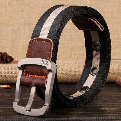 MEDYLA Taktički remeni za sportove na otvorenom Vojni platneni remen za muškarce Aluminijski remeni s kopčom Najlon Ceinture Traperice Ležerni dizajnerski remen