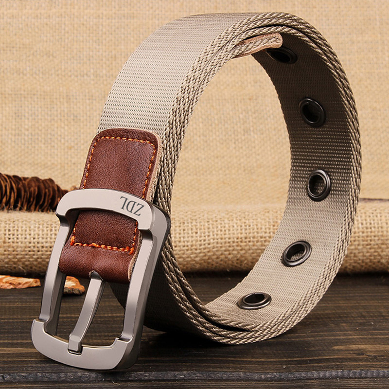 MEDYLA Taktički remeni za sportove na otvorenom Vojni platneni remen za muškarce Aluminijski remeni s kopčom Najlon Ceinture Traperice Ležerni dizajnerski remen